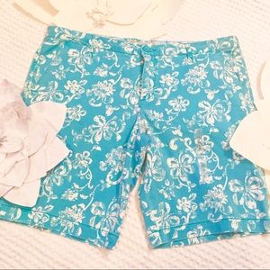 Arizona Jean Co Colored Graphic Denim Bermuda’s